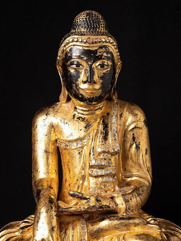 Antique Burmese Mandalay Buddha from Burma 4