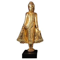 Antiker burmesischer Mandalay-Buddha aus Burma