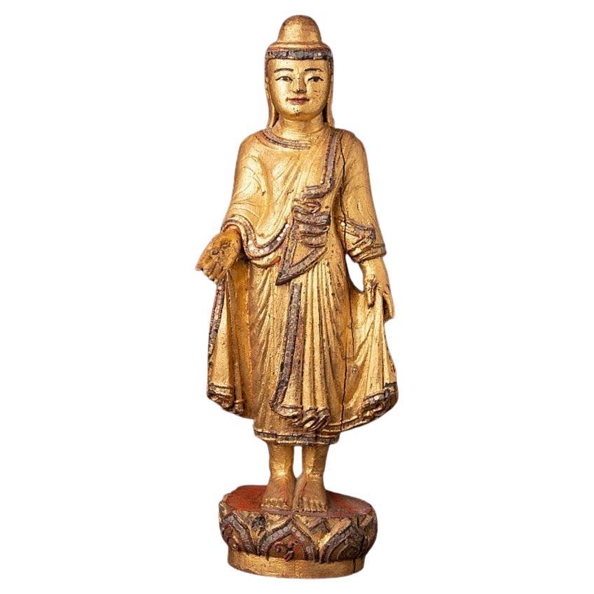 Antike burmesische Mandalay-Buddha-Statue aus Birma