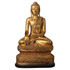 Antique Burmese Mandalay Buddha Statue from Burma
