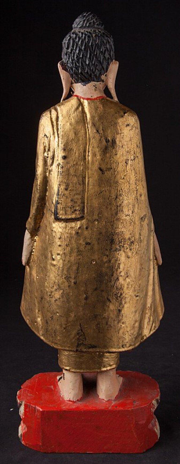 Ancienne statue de Bouddha de Mandalay birman d'origine de Birmanie Bon état - En vente à DEVENTER, NL