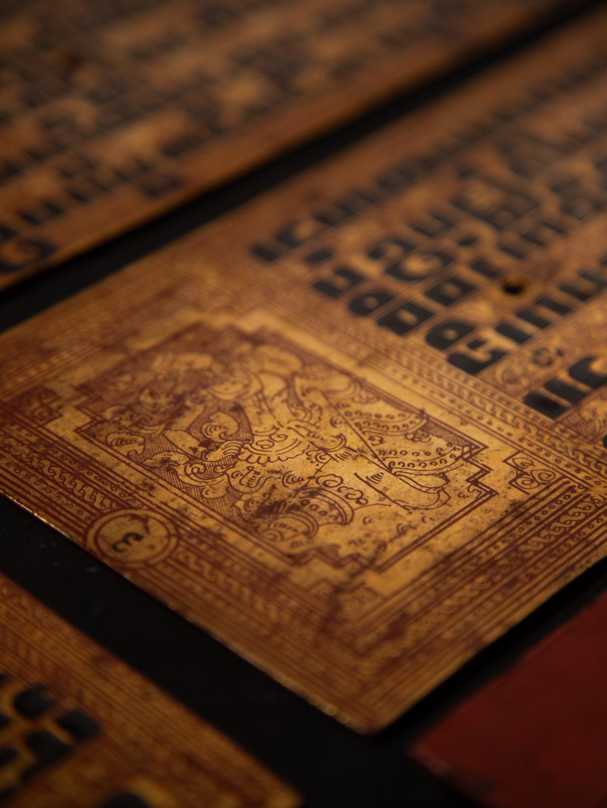 Manuscrit birman ancien - Livre Kammavaca de Birmanie en vente 12