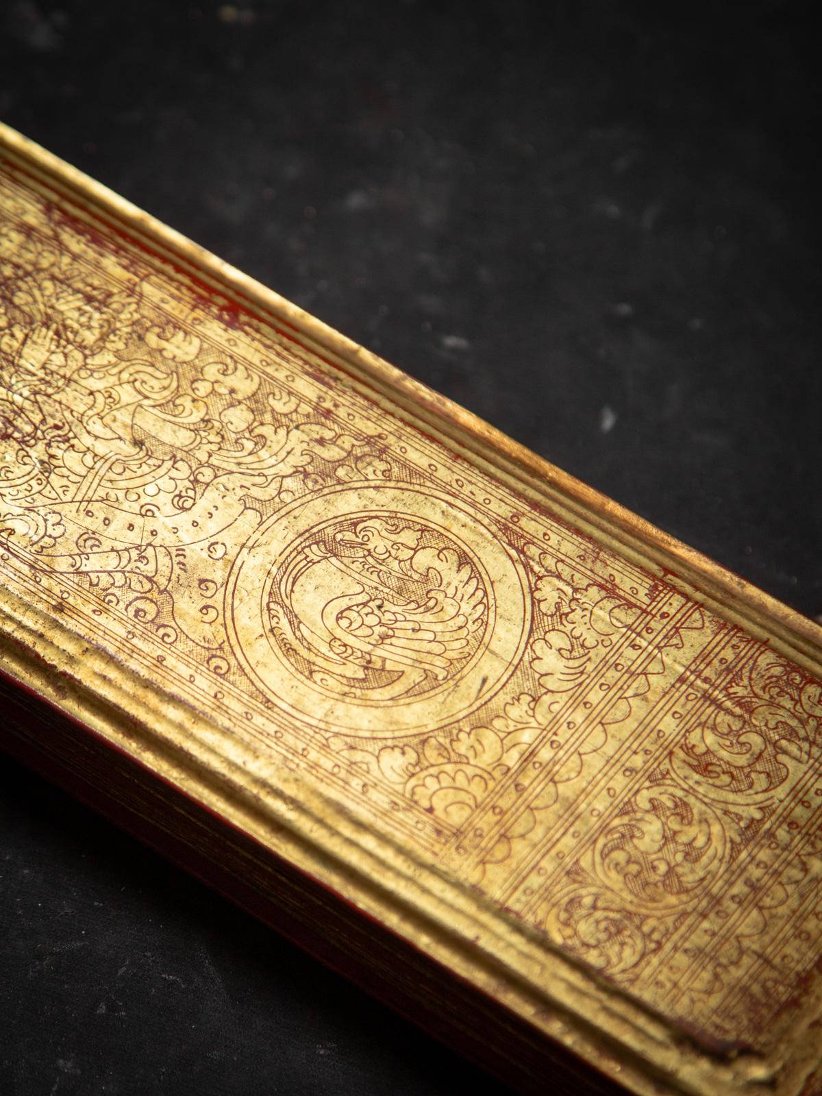 Manuscrit birman ancien - Livre Kammavaca de Birmanie en vente 13