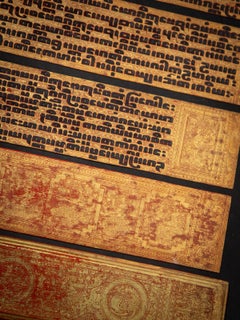Antique Burmese Manuscript - Kammavaca book from Burma