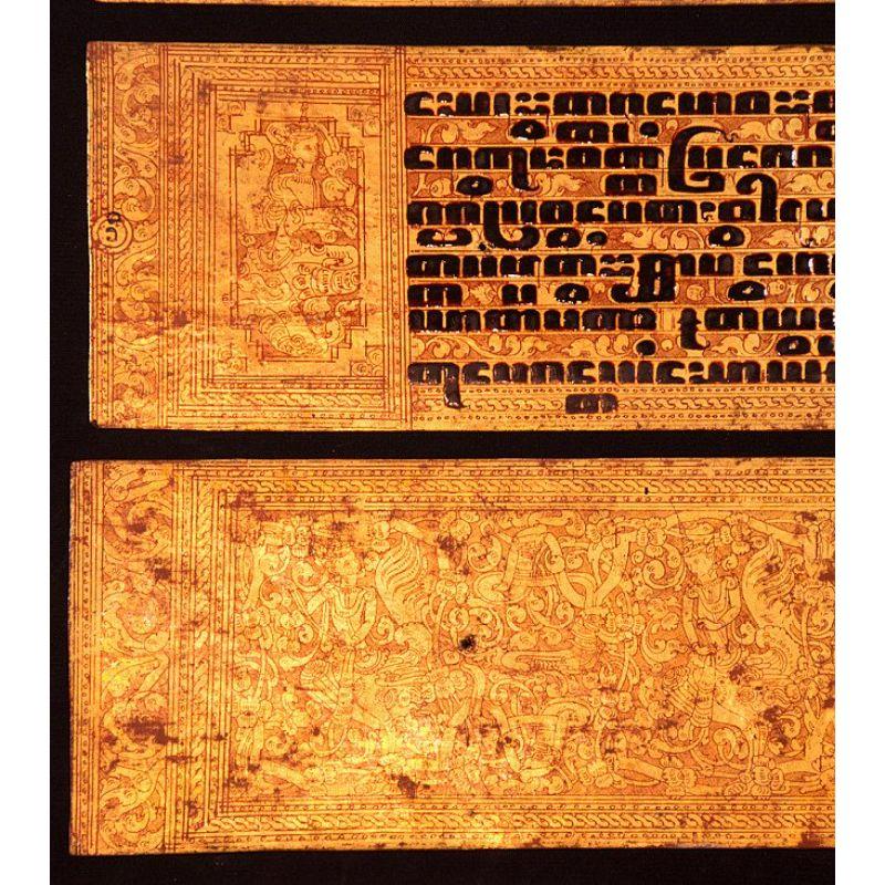 19th Century Antique Burmese Manuscript - Kammavaca book from Burma