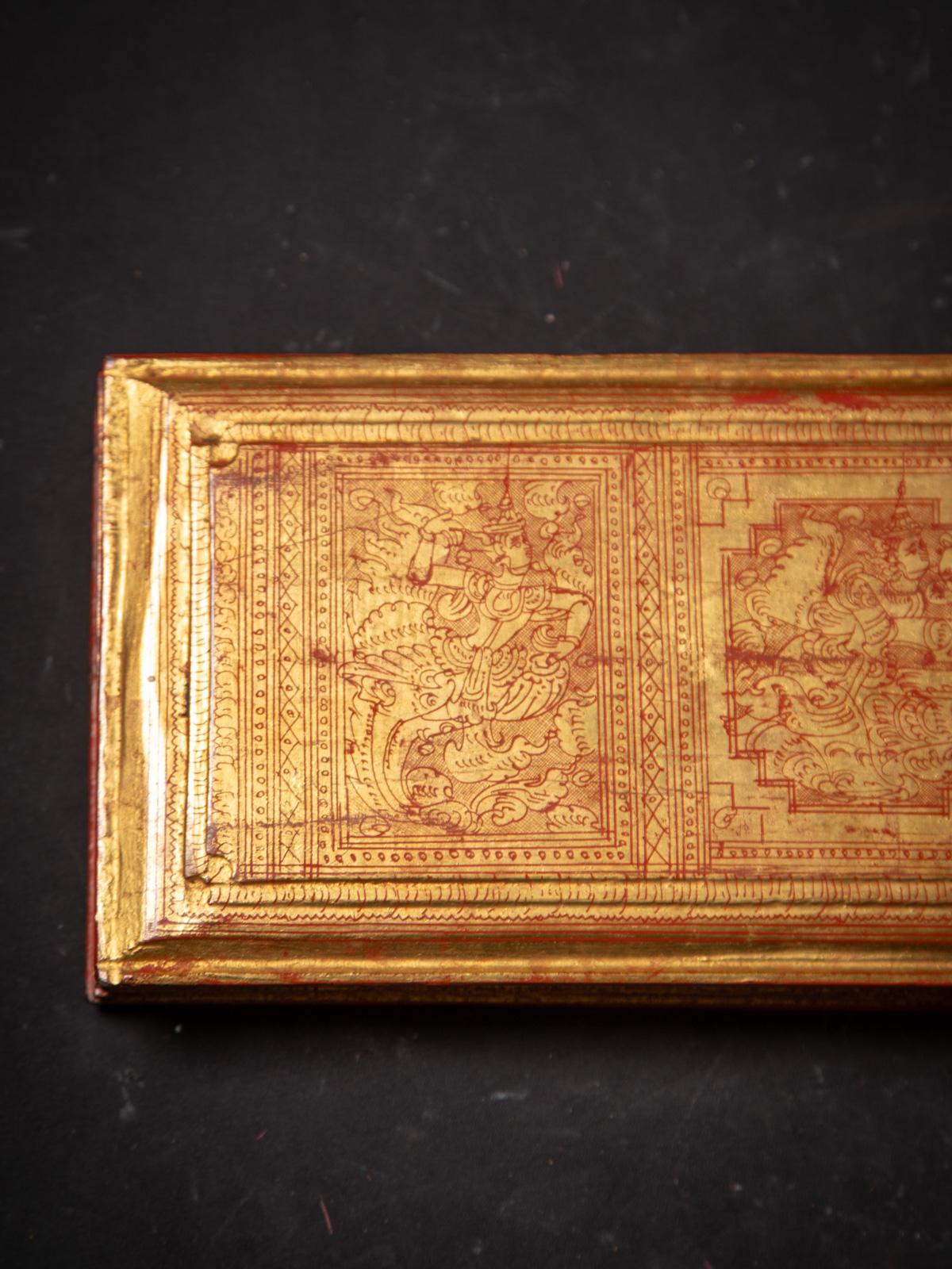 Manuscrit birman ancien - Livre Kammavaca de Birmanie en vente 2
