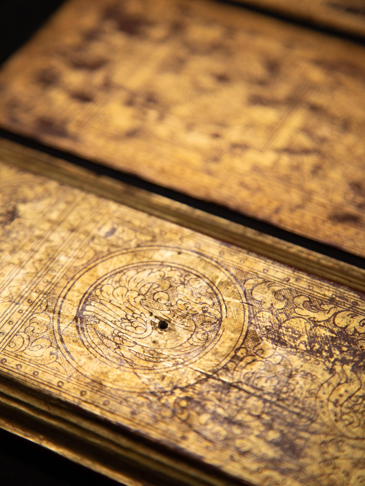 Manuscrit birman ancien - Livre Kammavaca de Birmanie en vente 2