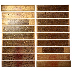 Antique Burmese Manuscript - Kammavaca book from Burma