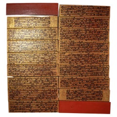 Antique Burmese Manuscript - Kammavaca book from Burma
