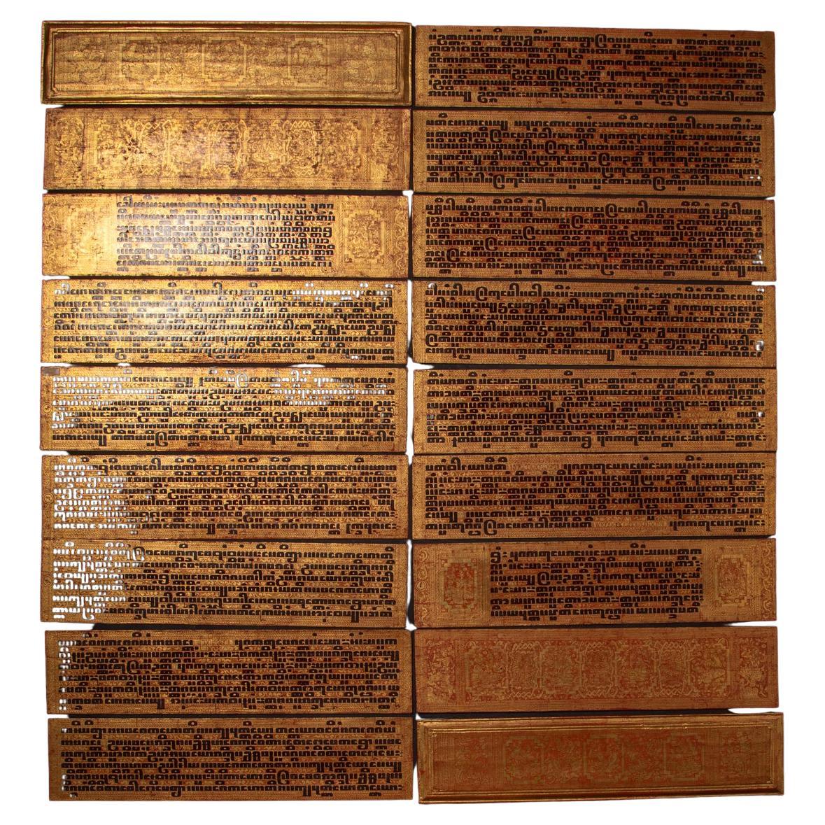Antikes birmanisches Manuskript - Kammavaca-Buch aus Birma