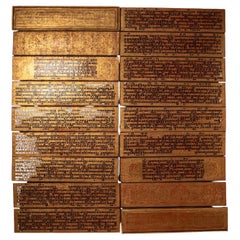 Manuscrito birmano antiguo - Libro Kammavaca de Birmania
