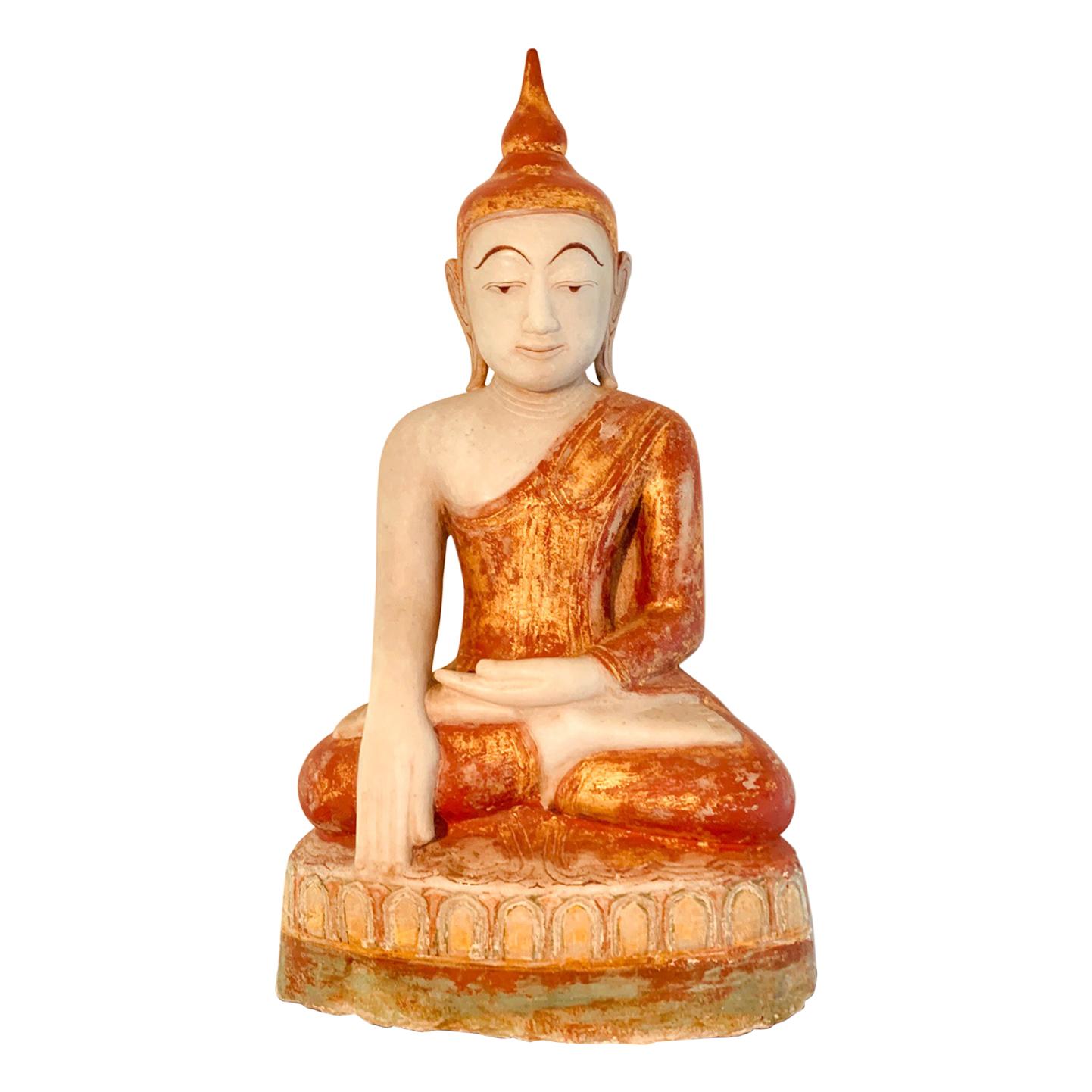 Antique Burmese Marble Buddha Statue at 1stDibs antique buddha statue