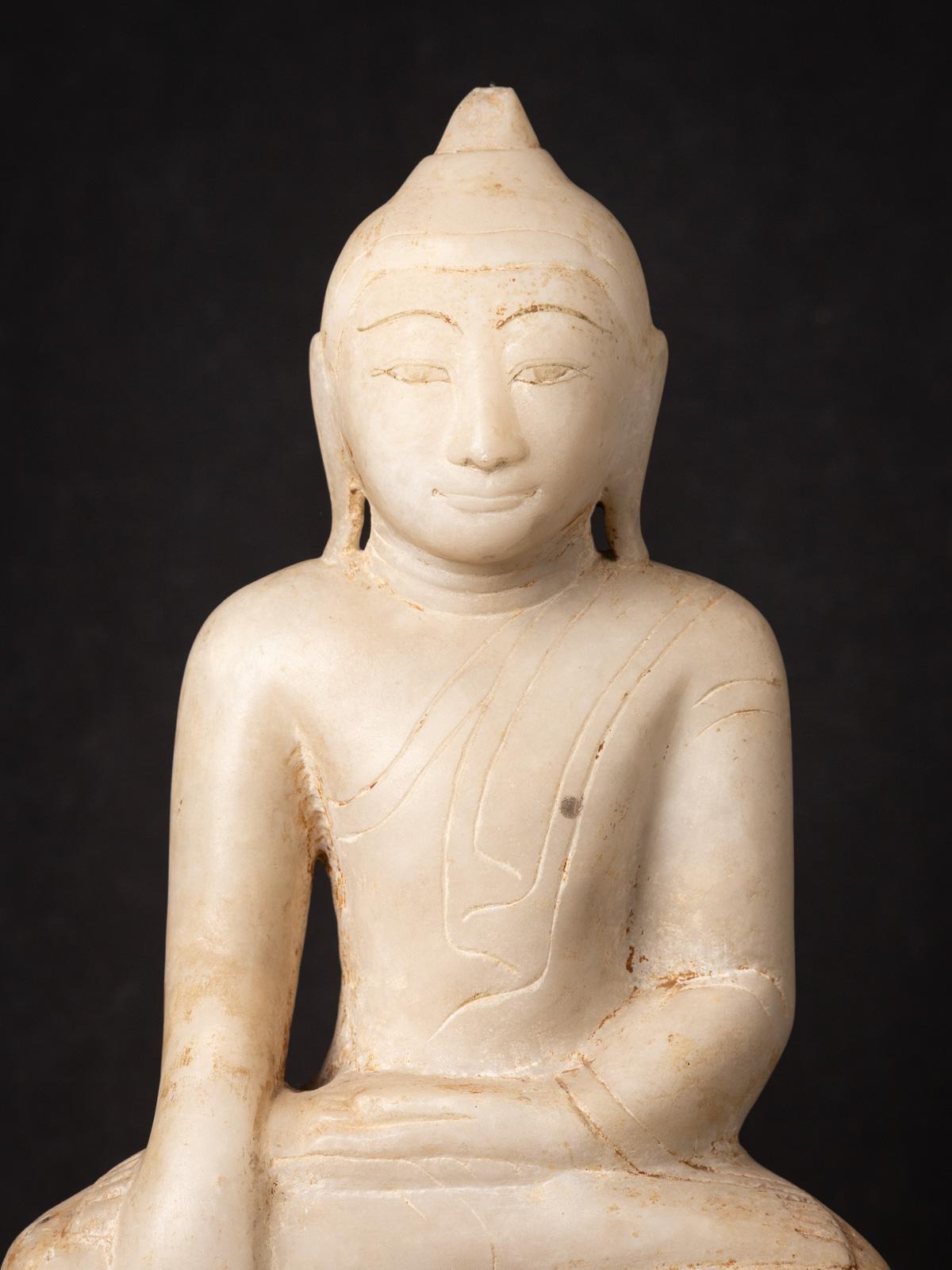 Ancien Bouddha Shan en marbre de Birmanie Bouddhas originaux en vente 5