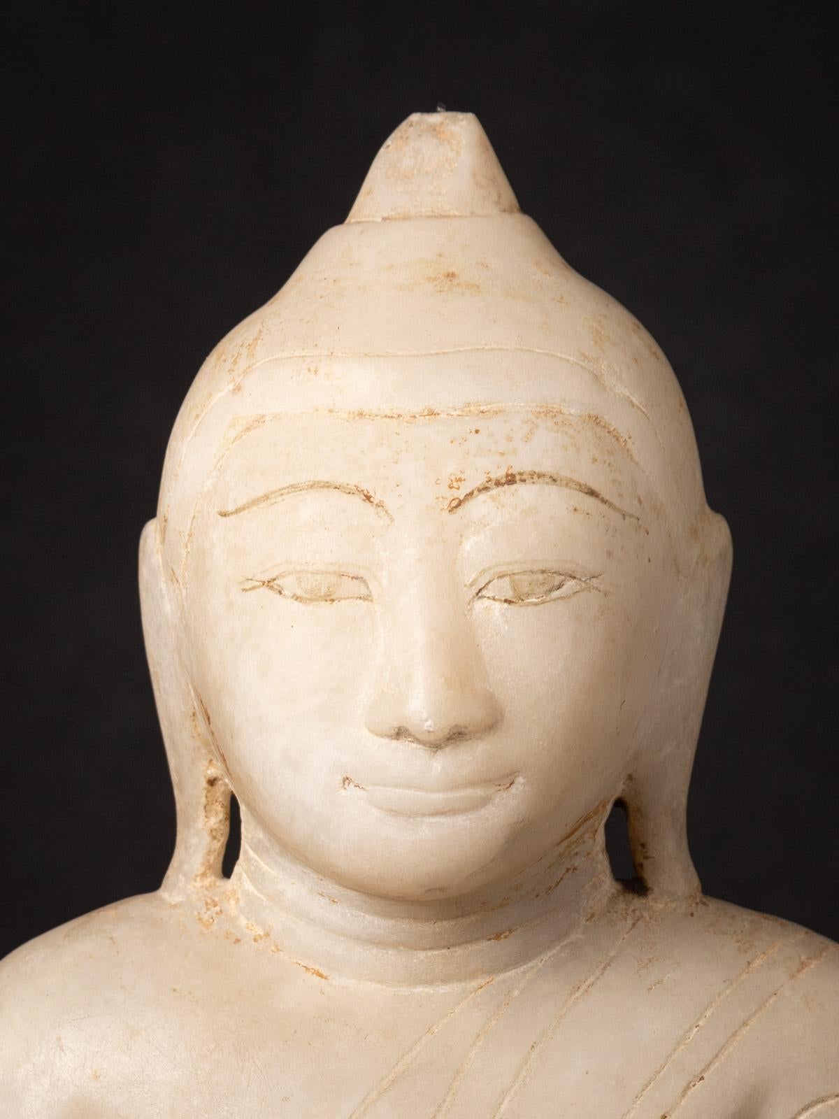 Ancien Bouddha Shan en marbre de Birmanie Bouddhas originaux en vente 6