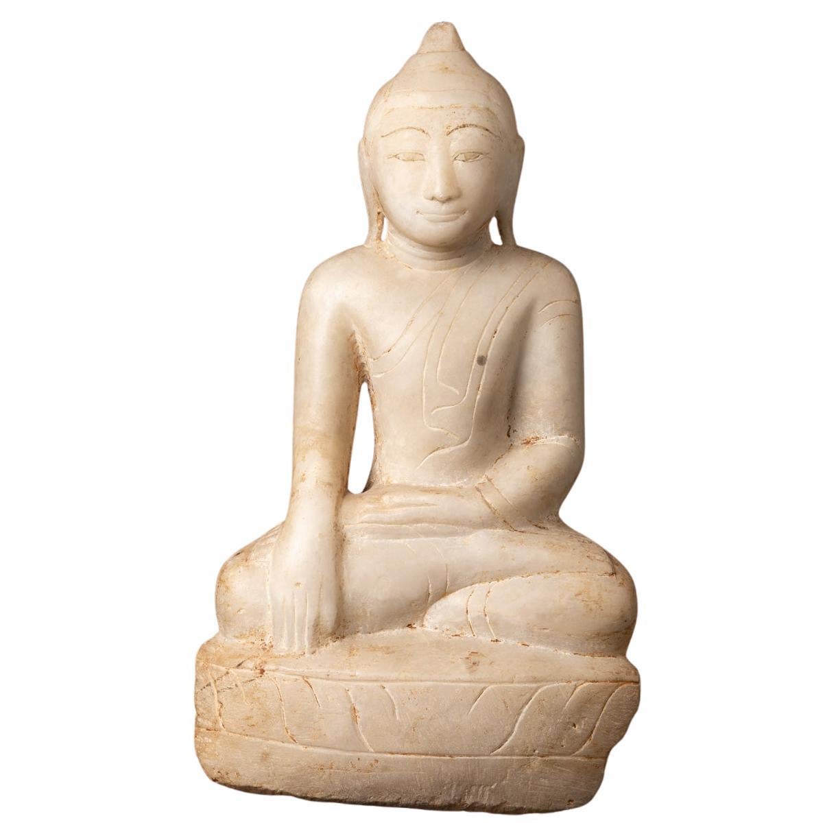 Ancien Bouddha Shan en marbre de Birmanie Bouddhas originaux