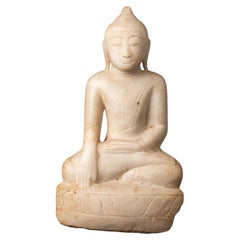 Ancien Bouddha Shan en marbre de Birmanie Bouddhas originaux