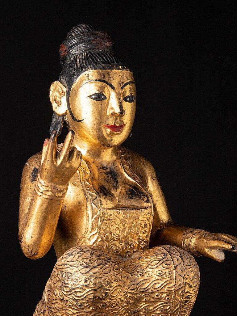 Antique Burmese Nat Statue from Burma For Sale 6