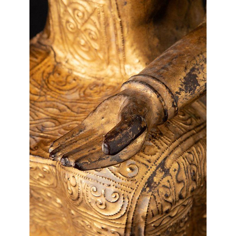 Ancienne statue Nat birmane de Birmanie en vente 12