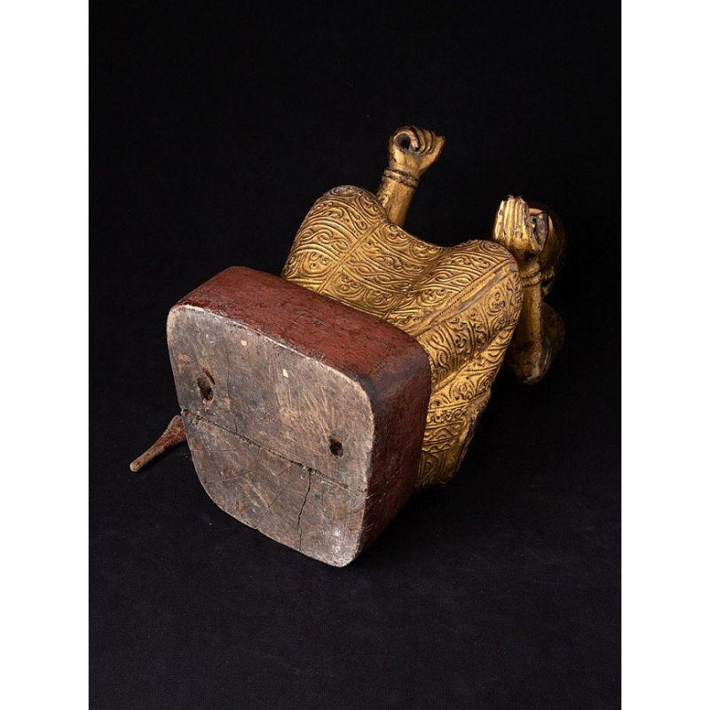 Ancienne statue Nat birmane de Birmanie en vente 14