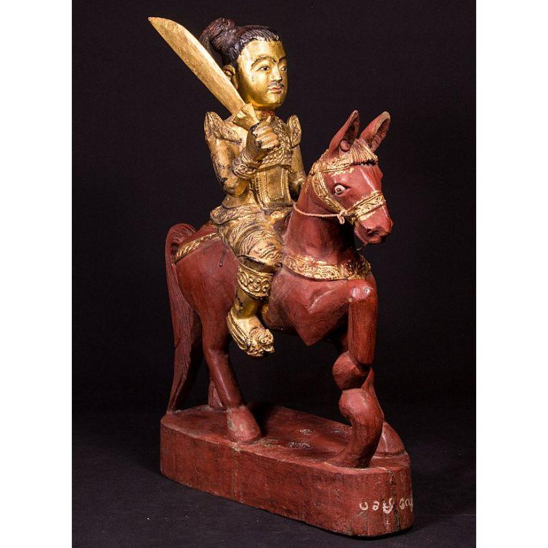 Antique Burmese Nat Statue from Burma For Sale 2