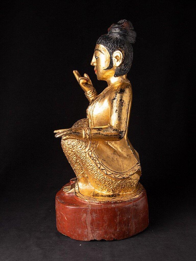 Antique Burmese Nat Statue from Burma For Sale 2