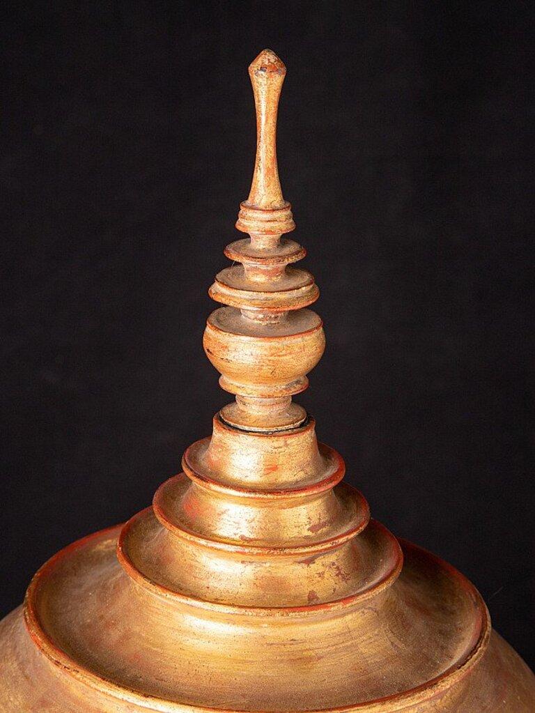 Antique Burmese Offering Vessel from Burma For Sale 4