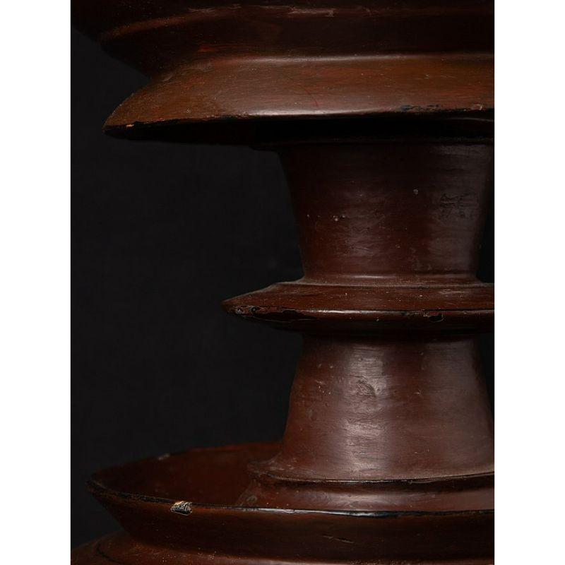 Antique Burmese Offering Vessel from Burma For Sale 8