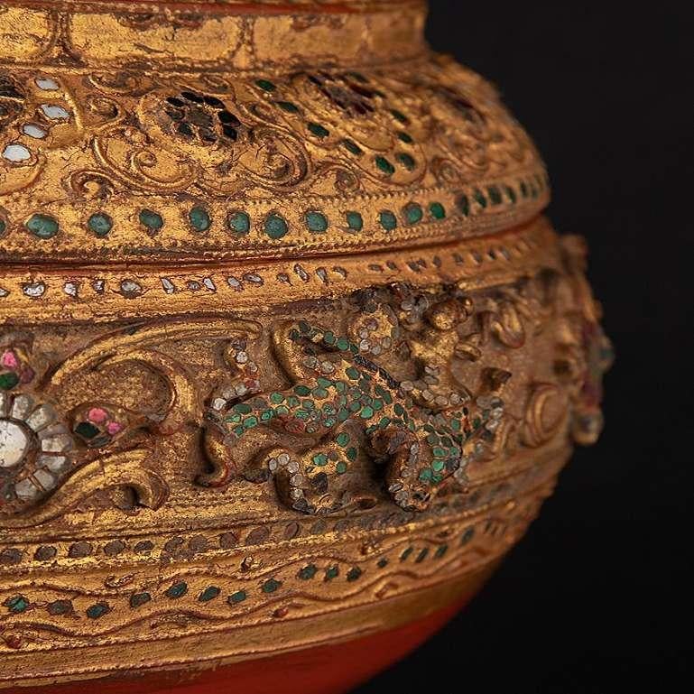 Antique Burmese Offering Vessel from Burma For Sale 11