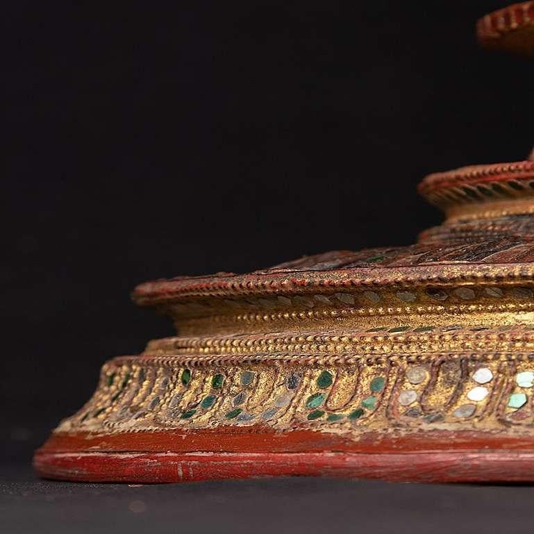 Antique Burmese Offering Vessel from Burma For Sale 14