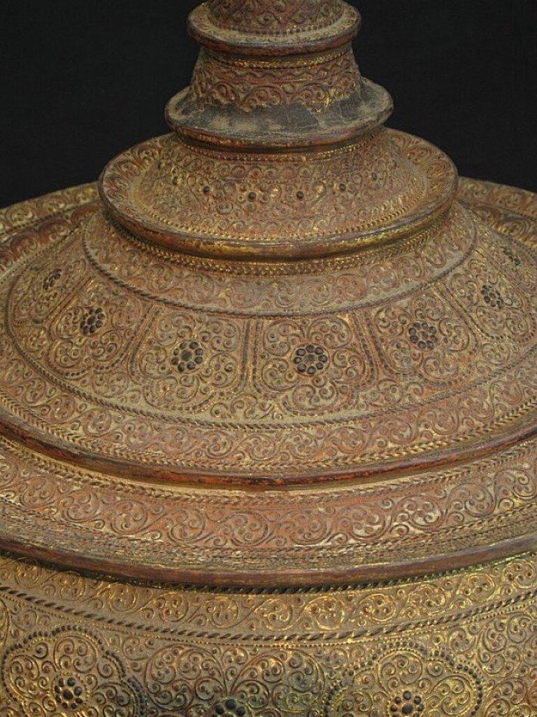 19th Century Antique Burmese Offering Vessel from Burma For Sale