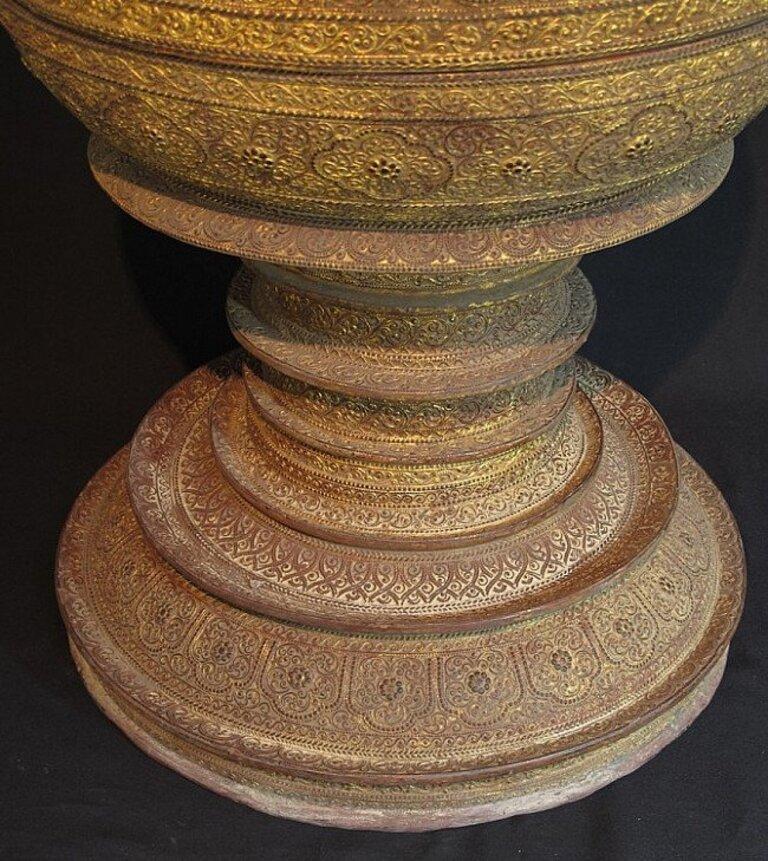 Antique Burmese Offering Vessel from Burma For Sale 2