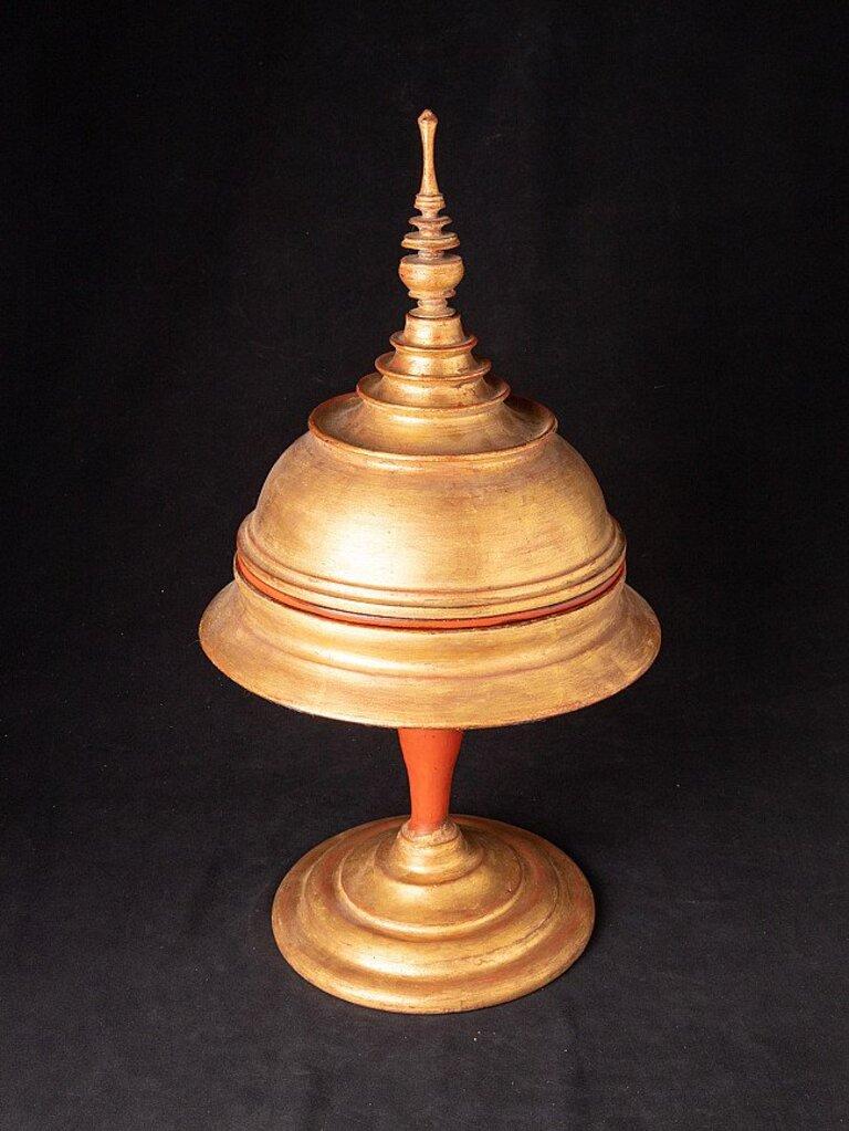 Antique Burmese Offering Vessel from Burma For Sale 3