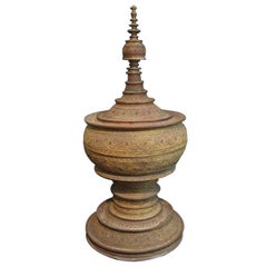 Antikes birmanisches Gefäß aus Burma