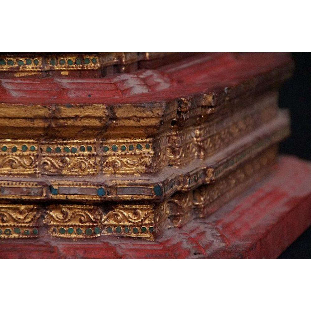 Antique Burmese Pagoda, Stupa from Burma For Sale 7