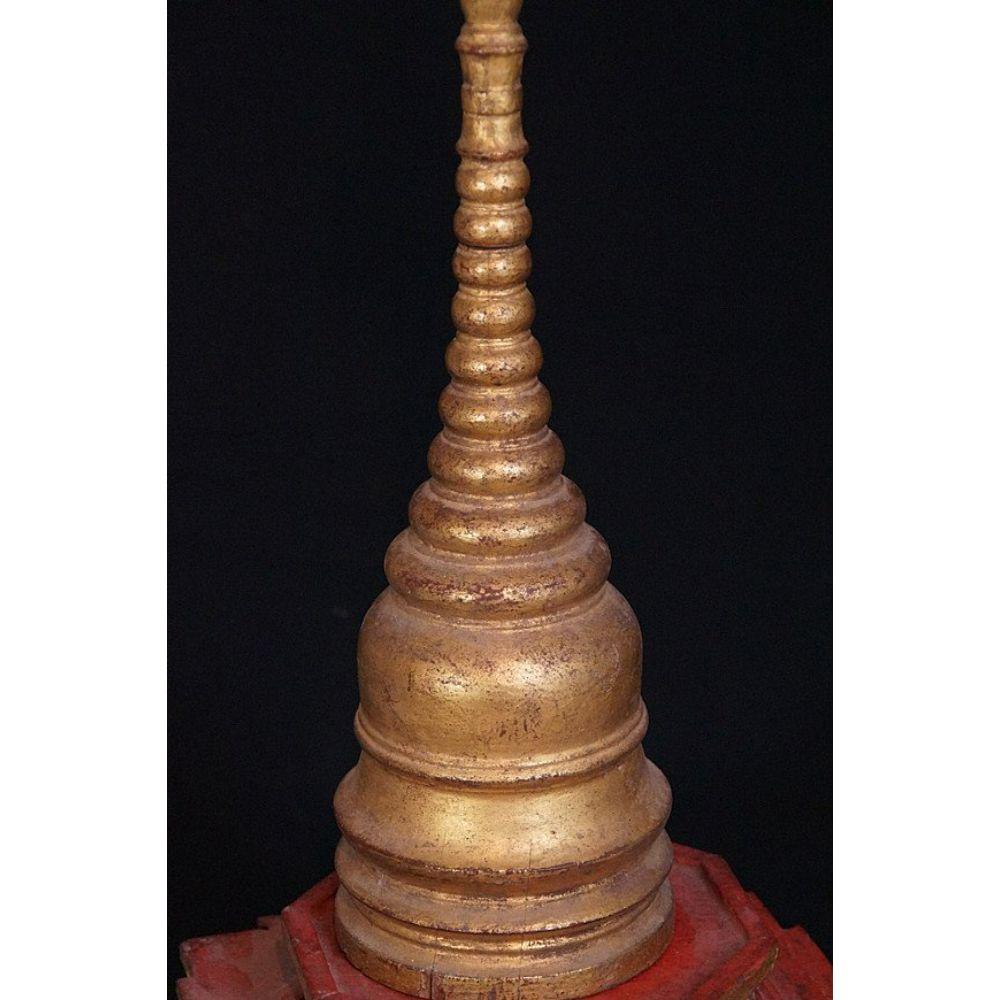 Antique Burmese Pagoda, Stupa from Burma For Sale 3
