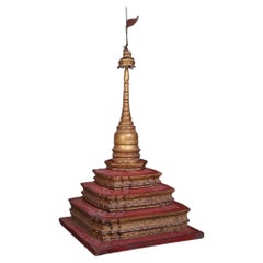 Antique Burmese Pagoda, Stupa from Burma