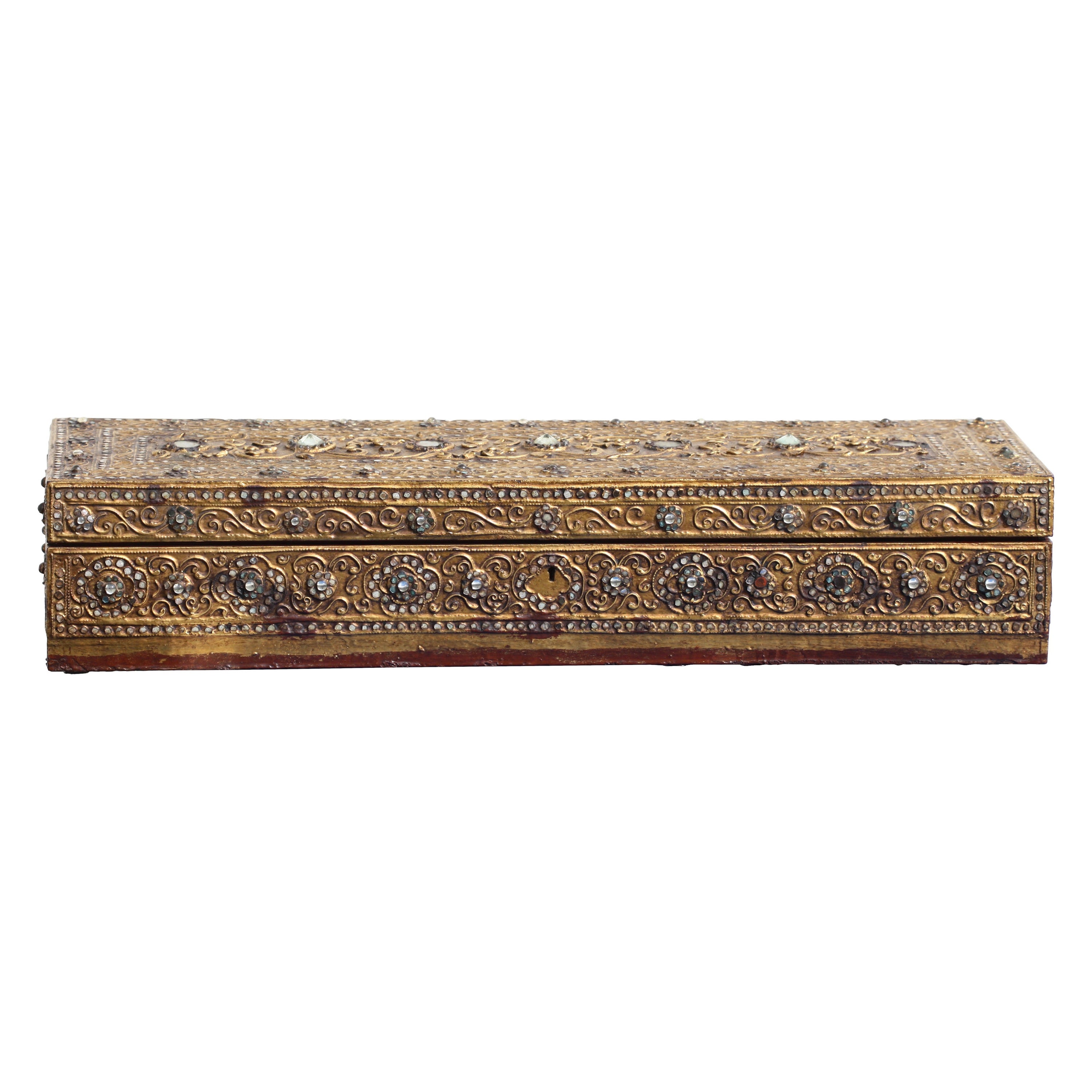 Antique Burmese Set of Sixteen Double-Sided Kammavaca or Buddhist Manuscripts