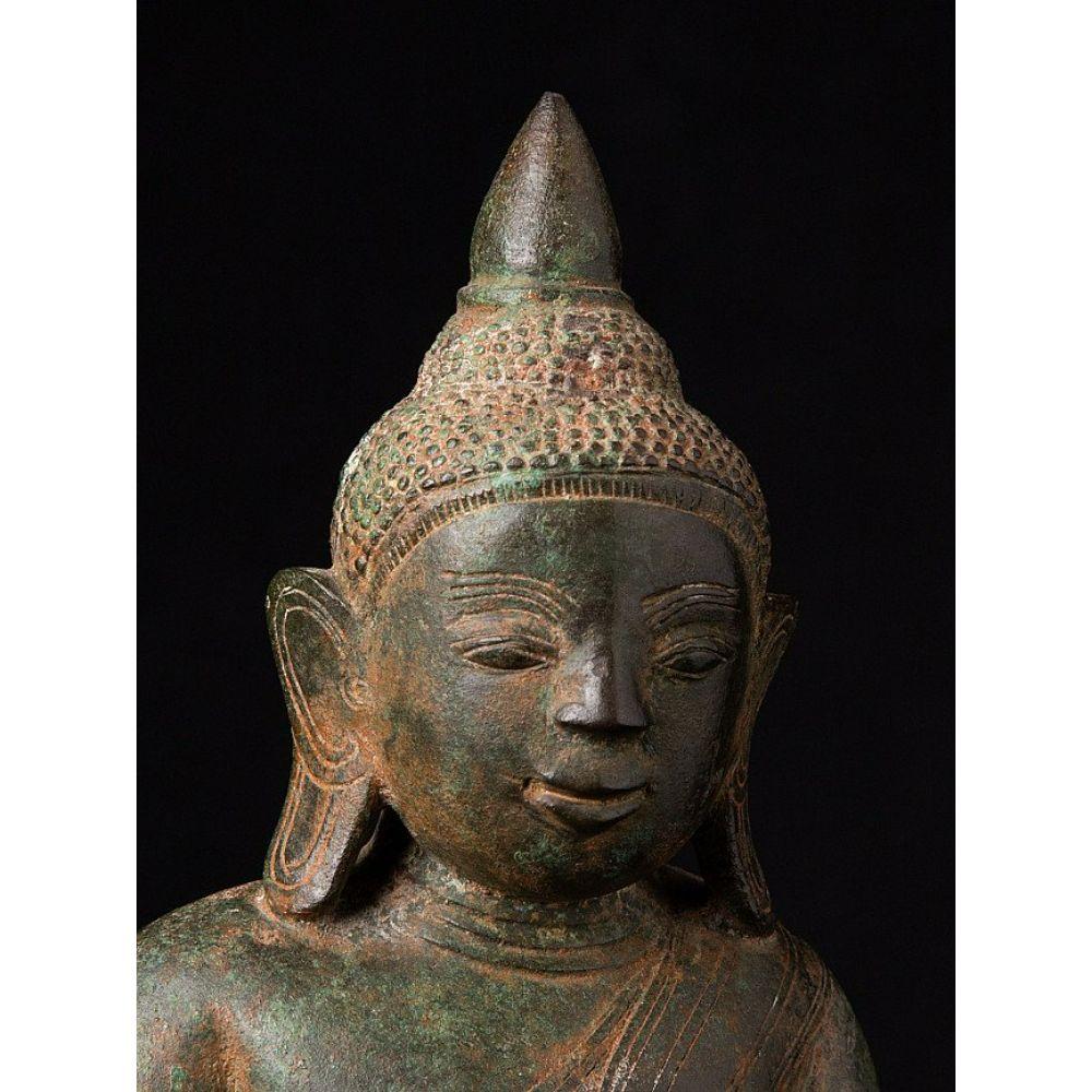 Antique Burmese Shan Buddha from Burma For Sale 5
