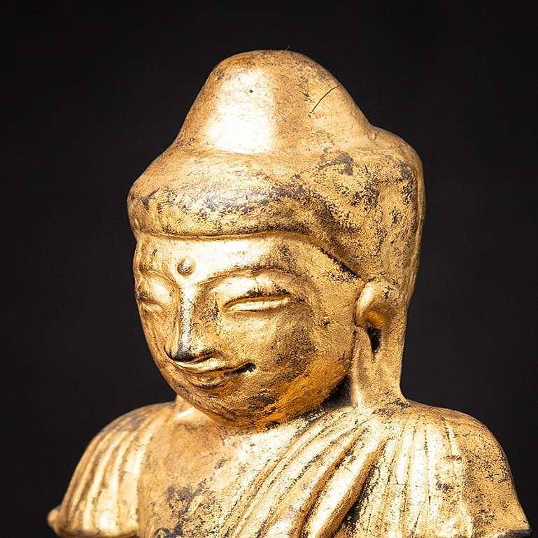 Antique Burmese Shan Buddha from Burma For Sale 7