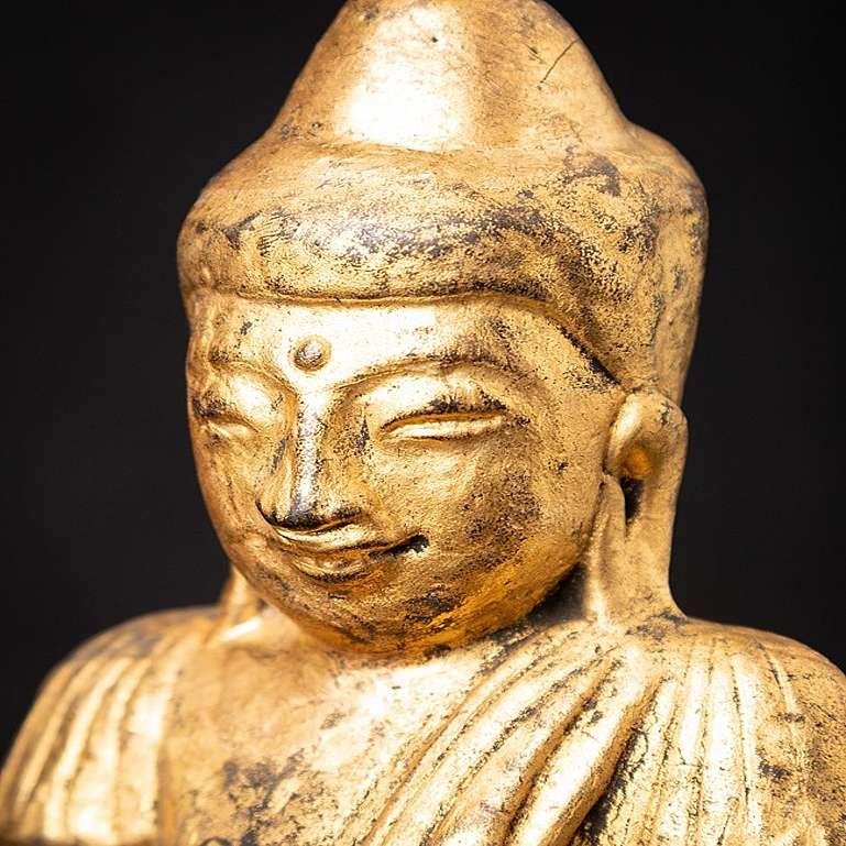 Antique Burmese Shan Buddha from Burma For Sale 10