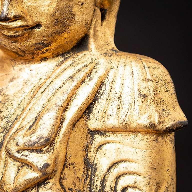 Antique Burmese Shan Buddha from Burma For Sale 11