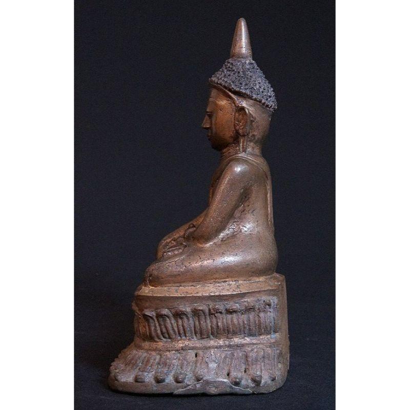 Antique Burmese Shan Buddha from Burma In Good Condition For Sale In DEVENTER, NL