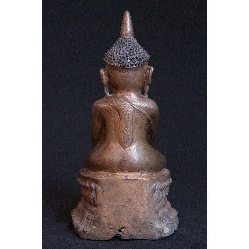 18th Century and Earlier Antique Burmese Shan Buddha from Burma For Sale