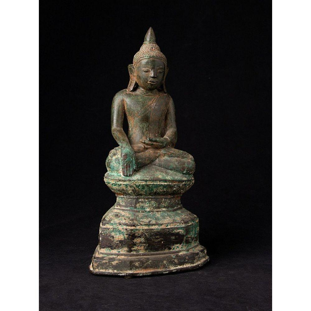 Antique Burmese Shan Buddha from Burma For Sale 1