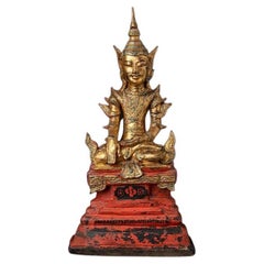 Antiker burmesischer Shan-Buddha aus Burma