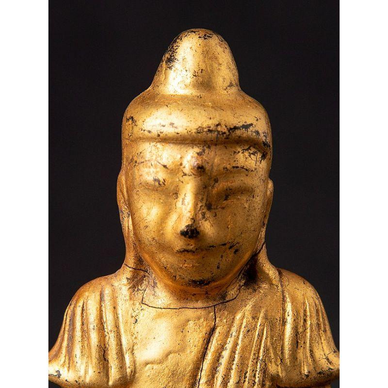 Antique Burmese Shan Buddha Statue from Burma For Sale 5