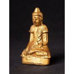 Antique Burmese Shan Buddha Statue from Burma