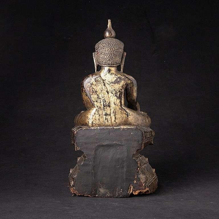 18th Century Antique Burmese Shan Buddha Statue from Burma For Sale