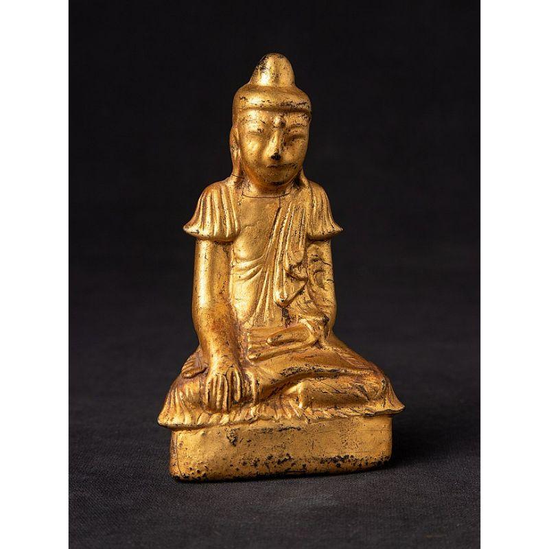 Antique Burmese Shan Buddha Statue from Burma For Sale 1