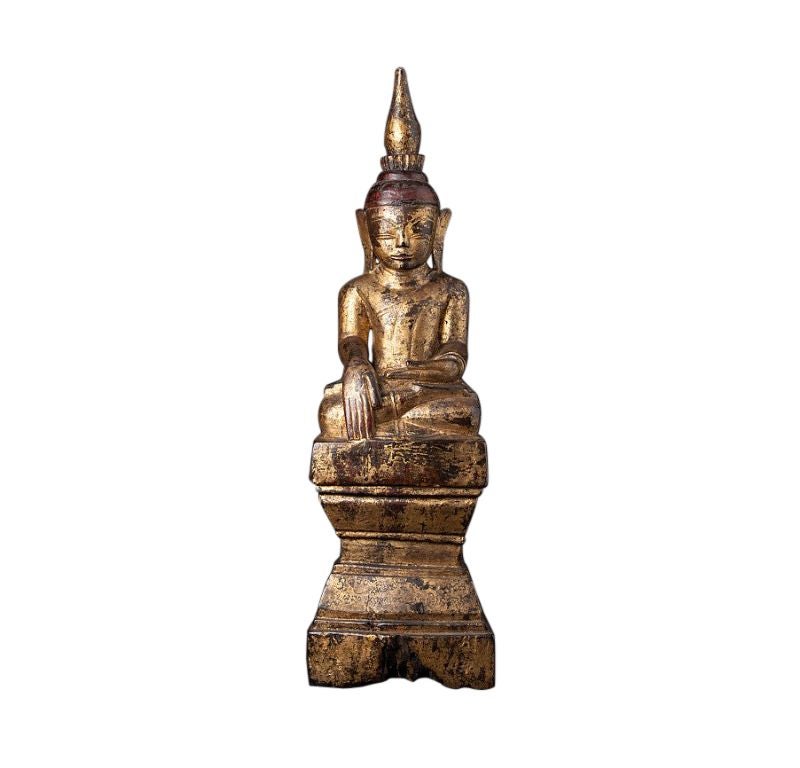 Antique Burmese Shan Buddha Statue from Burma For Sale